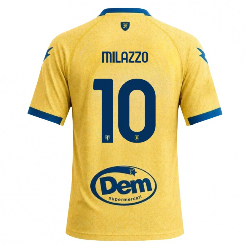 Danxen Kvinder Simone Milazzo #10 Khaki Sort Blå Hjemmebane Spillertrøjer 2026/27 Trøje T-Shirt