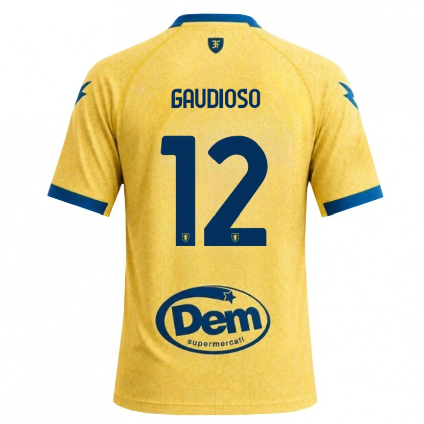 Danxen Kvinder Gianmaria Gaudioso #12 Khaki Sort Blå Hjemmebane Spillertrøjer 2026/27 Trøje T-Shirt
