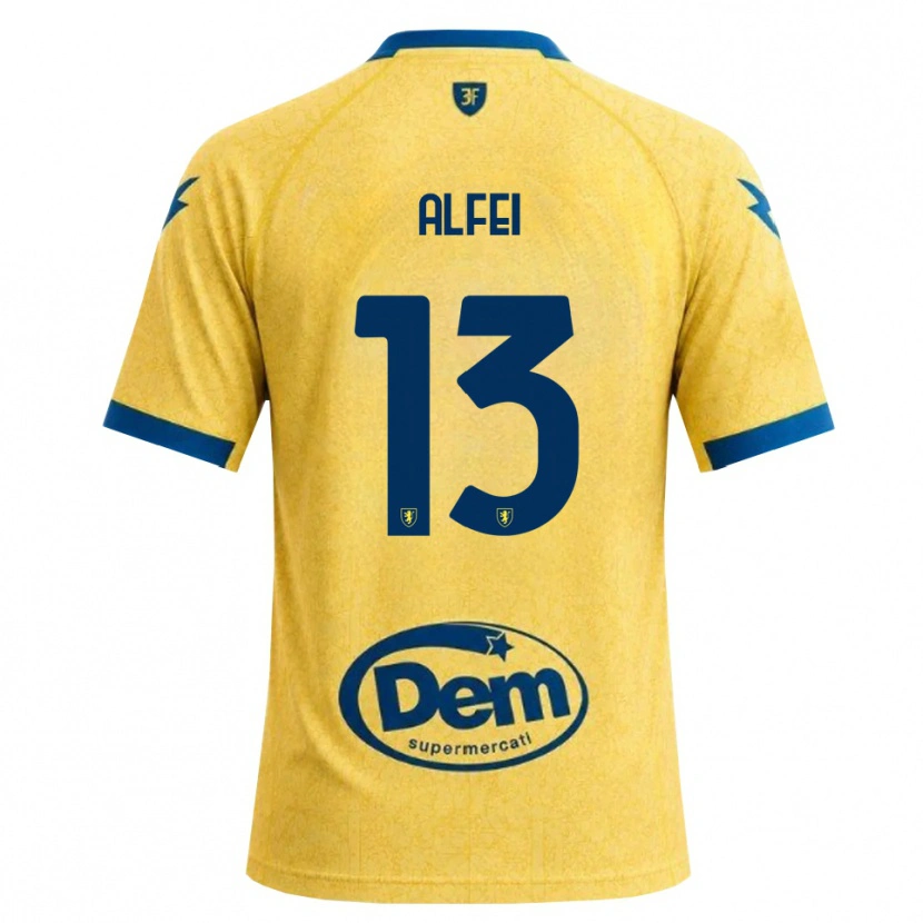 Danxen Kvinder Francesco Alfei #13 Khaki Sort Blå Hjemmebane Spillertrøjer 2026/27 Trøje T-Shirt