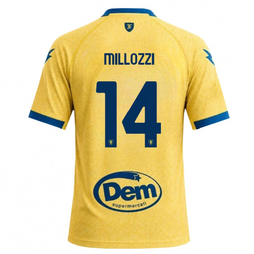 Danxen Kvinder Francesco Millozzi #14 Khaki Sort Blå Hjemmebane Spillertrøjer 2026/27 Trøje T-Shirt