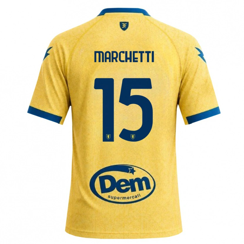 Danxen Kvinder Matteo Marchetti #15 Khaki Sort Blå Hjemmebane Spillertrøjer 2026/27 Trøje T-Shirt