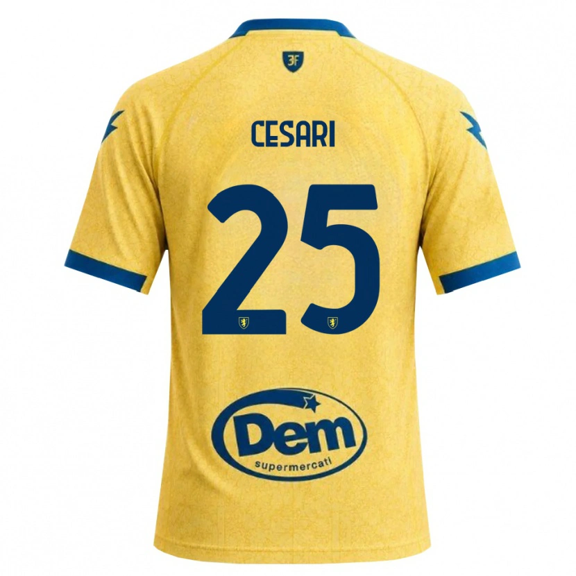Danxen Kvinder Nicolò Cesari #25 Khaki Sort Blå Hjemmebane Spillertrøjer 2026/27 Trøje T-Shirt