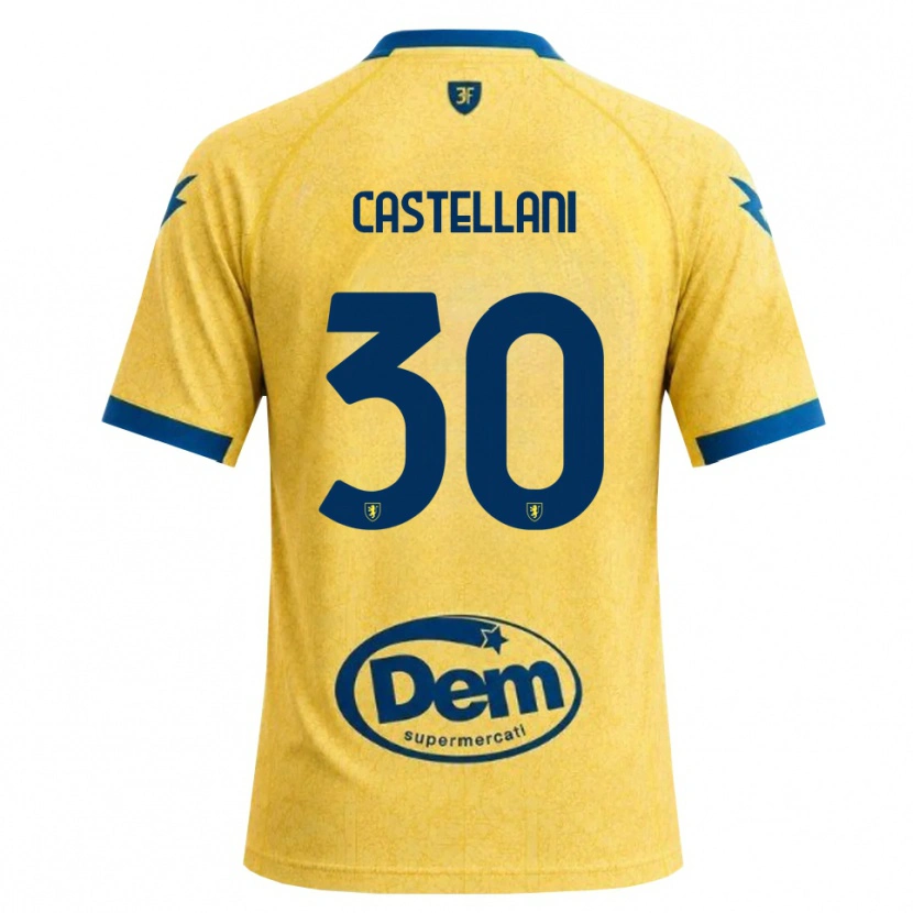 Danxen Kvinder Andrea Castellani #30 Khaki Sort Blå Hjemmebane Spillertrøjer 2026/27 Trøje T-Shirt