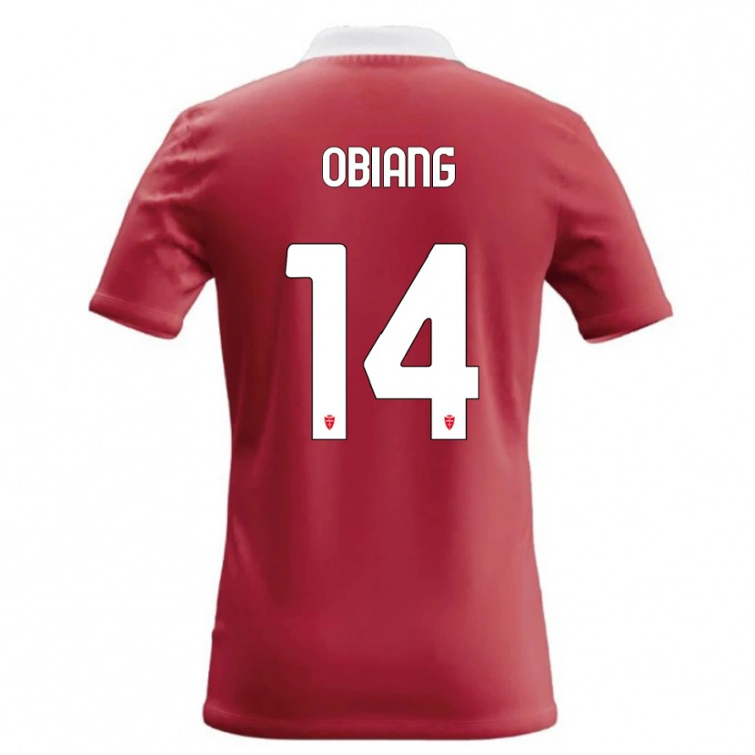 Danxen Kvinder Pedro Obiang #14 Rød Hvid Hjemmebane Spillertrøjer 2026/27 Trøje T-Shirt