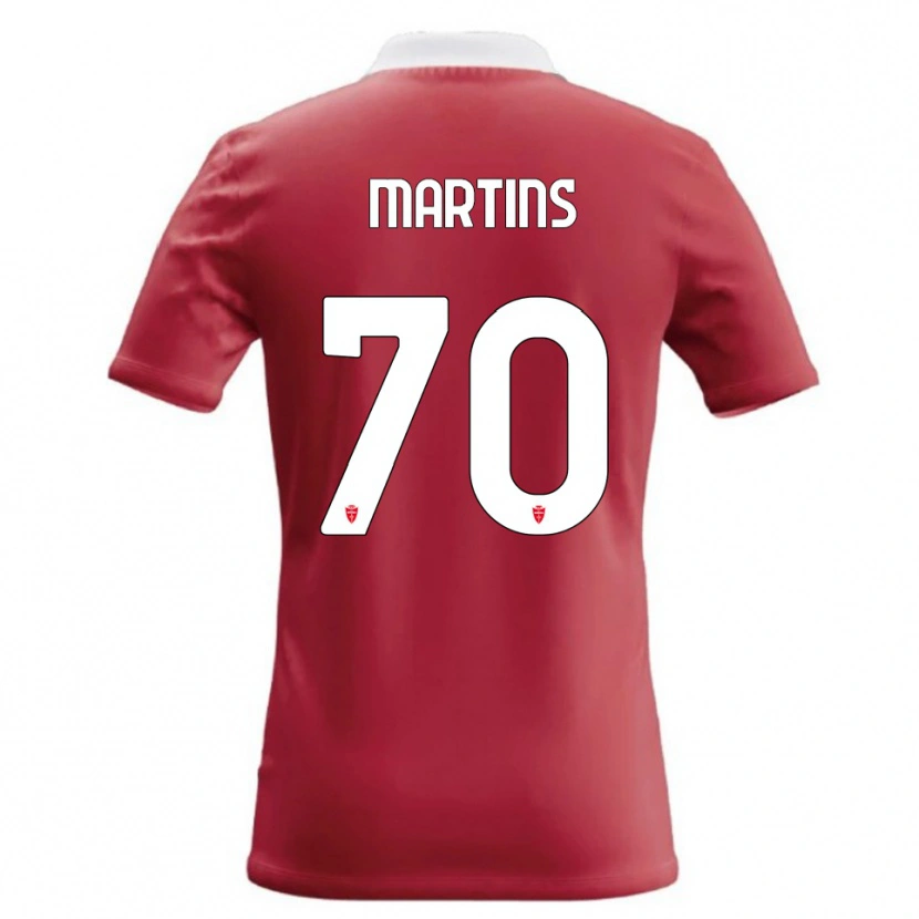 Danxen Kvinder Kevin Martins #70 Rød Hvid Hjemmebane Spillertrøjer 2026/27 Trøje T-Shirt