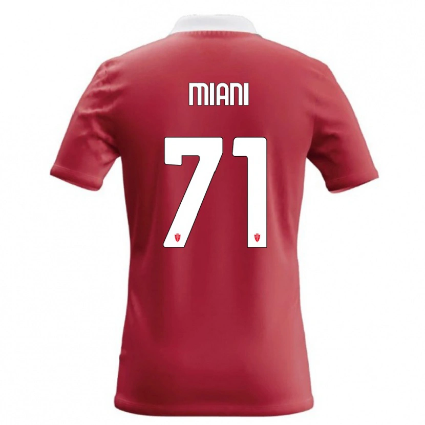 Danxen Kvinder Arthur Miani #71 Rød Hvid Hjemmebane Spillertrøjer 2026/27 Trøje T-Shirt