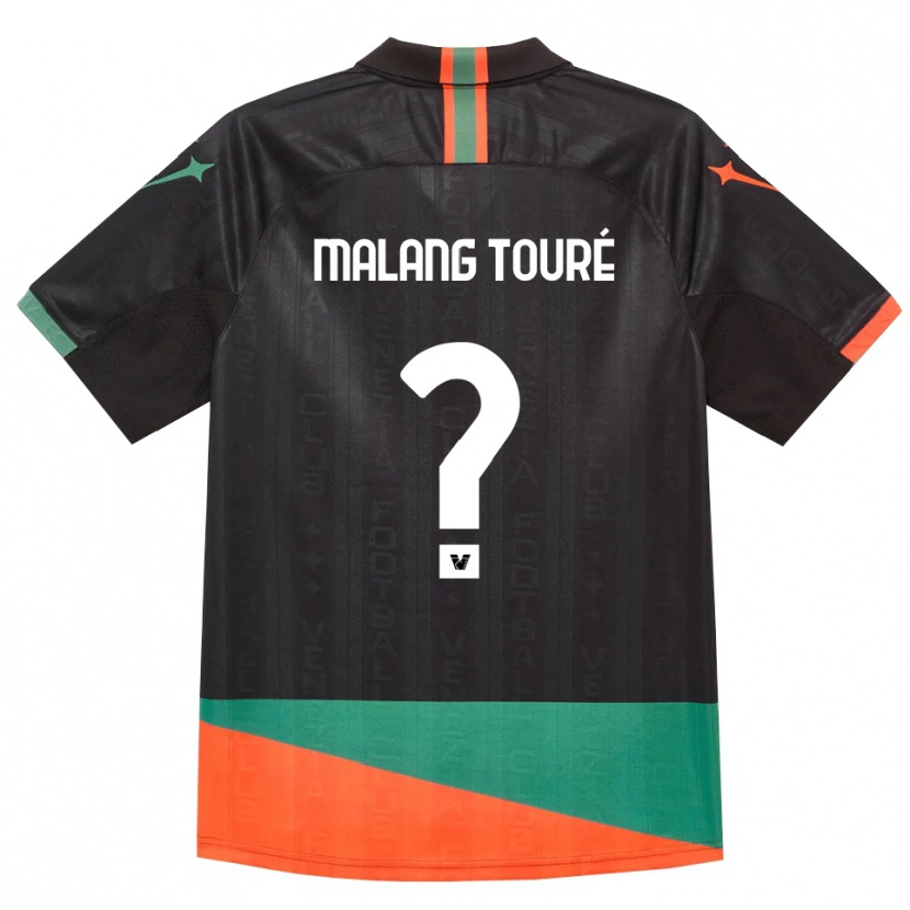 Danxen Kvinder Mohamed Malang Touré #0 Sort Orange Grøn Hjemmebane Spillertrøjer 2026/27 Trøje T-Shirt