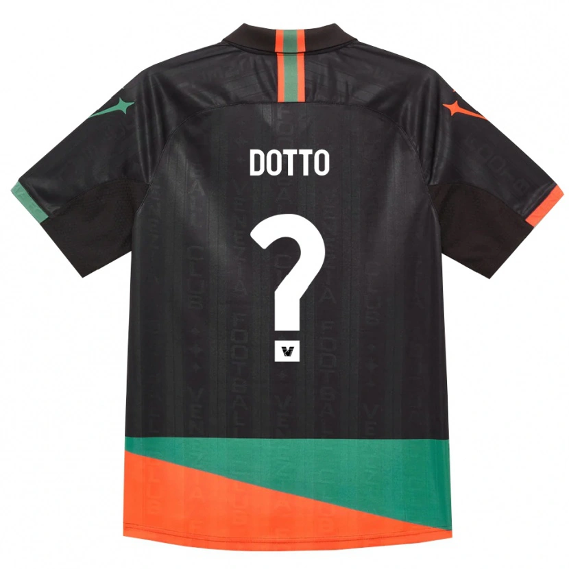 Danxen Kvinder Edoardo Dotto #0 Sort Orange Grøn Hjemmebane Spillertrøjer 2026/27 Trøje T-Shirt