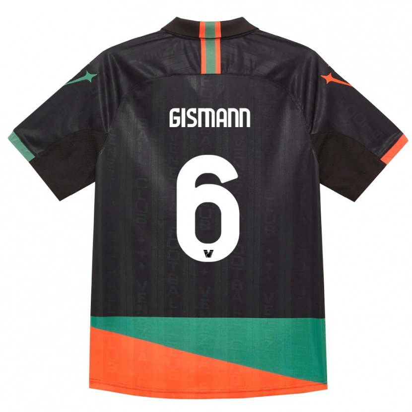 Danxen Kvinder Lynn Gismann #6 Sort Orange Grøn Hjemmebane Spillertrøjer 2026/27 Trøje T-Shirt