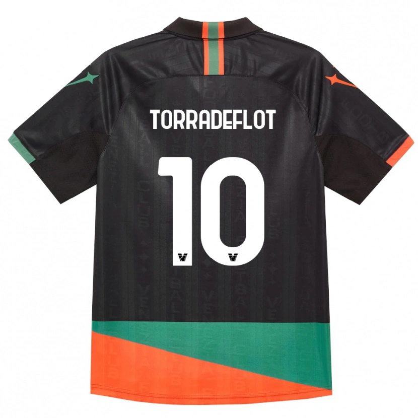 Danxen Kvinder Queral Torradeflot #10 Sort Orange Grøn Hjemmebane Spillertrøjer 2026/27 Trøje T-Shirt