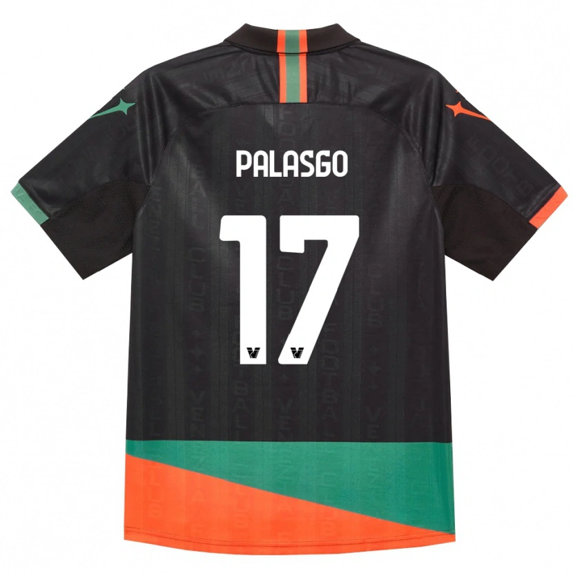 Danxen Kvinder Gianmarco Palasgo #17 Sort Orange Grøn Hjemmebane Spillertrøjer 2026/27 Trøje T-Shirt