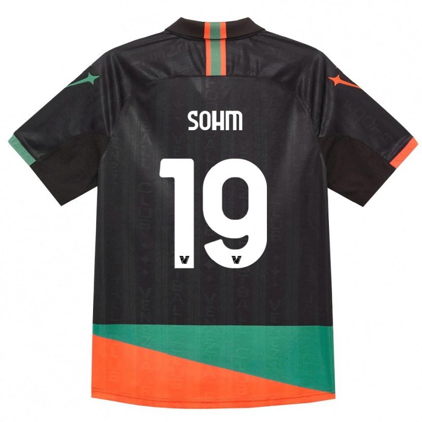 Danxen Kvinder Simon Sohm #19 Sort Orange Grøn Hjemmebane Spillertrøjer 2026/27 Trøje T-Shirt