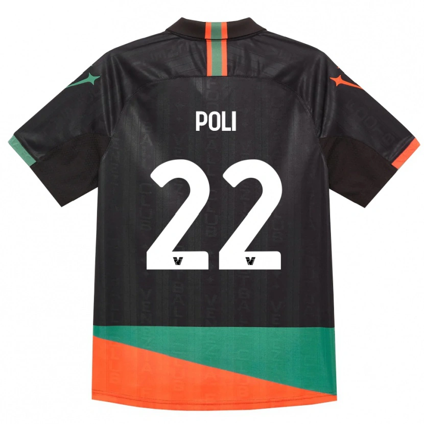 Danxen Kvinder Elena Poli #22 Sort Orange Grøn Hjemmebane Spillertrøjer 2026/27 Trøje T-Shirt