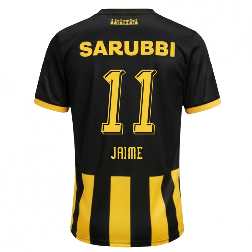 Danxen Kvinder Leonel Jaime #11 Sort Gul Hjemmebane Spillertrøjer 2026/27 Trøje T-Shirt
