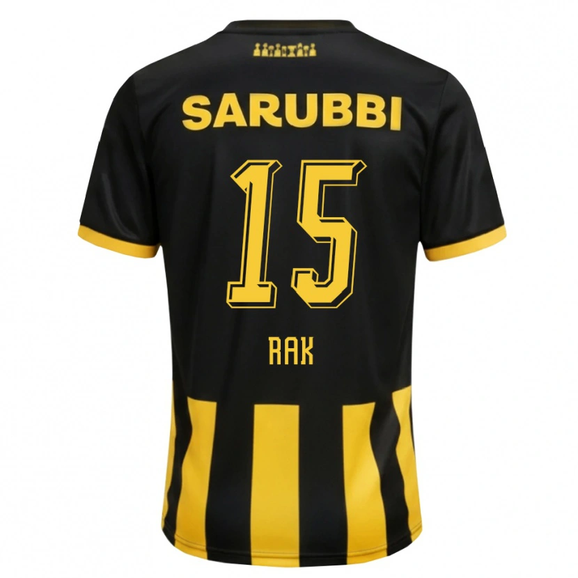 Danxen Kvinder Yonatthan Rak #15 Sort Gul Hjemmebane Spillertrøjer 2026/27 Trøje T-Shirt
