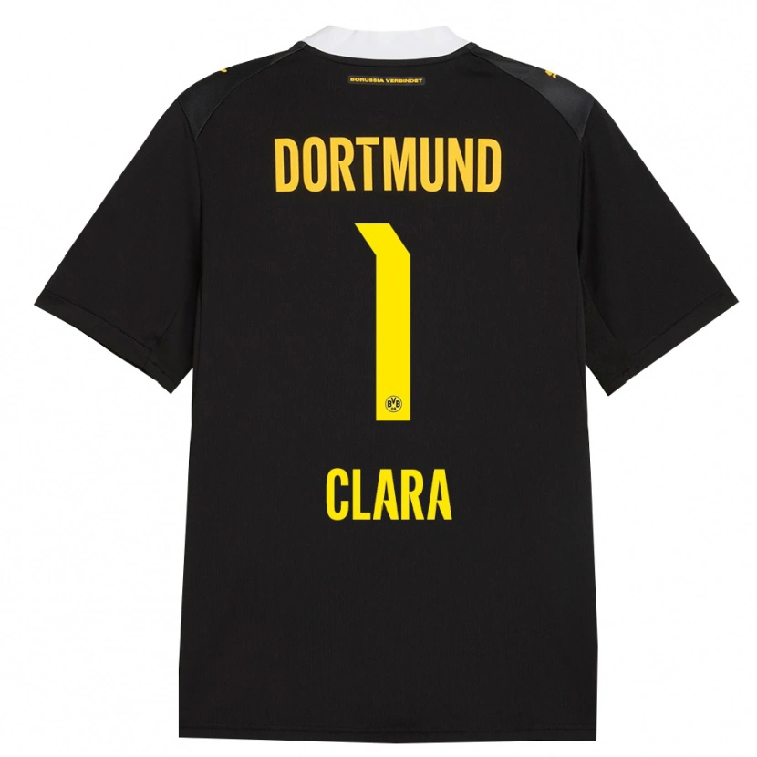 Danxen Kvinder Woltering Clara #1 Sort Rød Gul Udebane Spillertrøjer 2026/27 Trøje T-Shirt