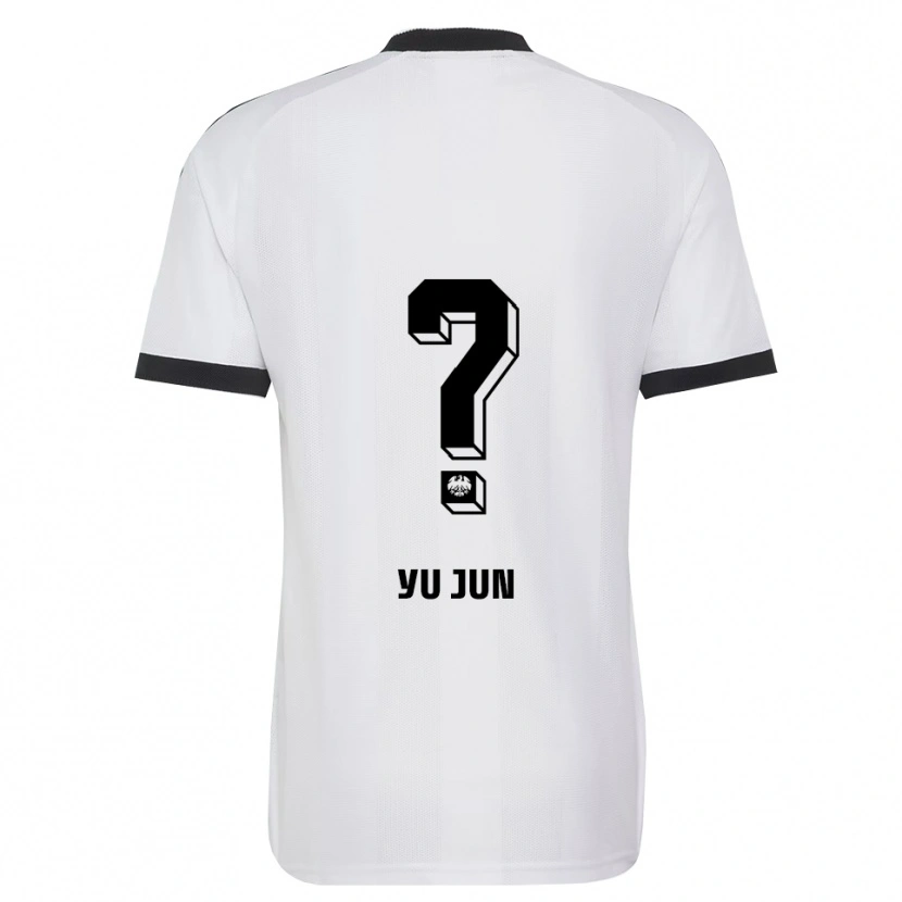Danxen Kvinder Yu-Jun Seo #0 Sort Hvid Udebane Spillertrøjer 2026/27 Trøje T-Shirt