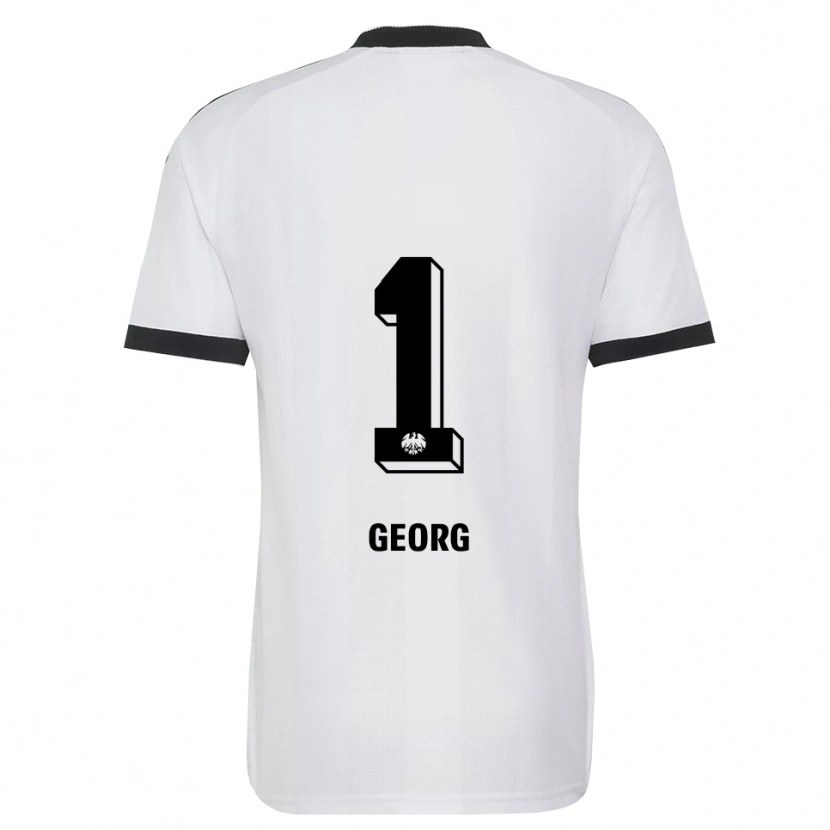 Danxen Kvinder Hannes Georg #1 Sort Hvid Udebane Spillertrøjer 2026/27 Trøje T-Shirt