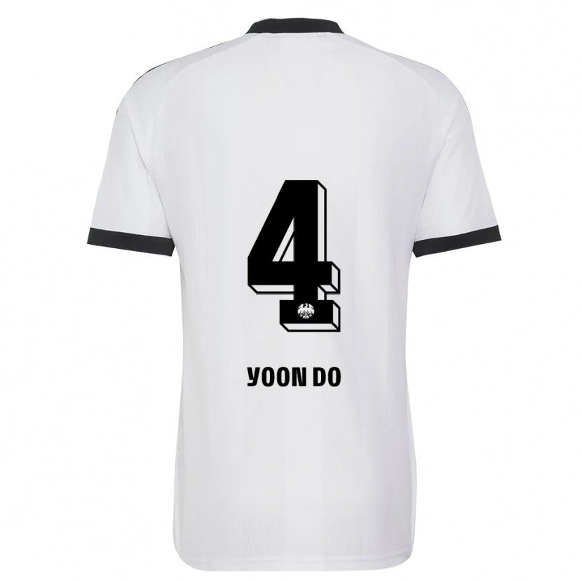 Danxen Kvinder Yoon-Do Kim #4 Sort Hvid Udebane Spillertrøjer 2026/27 Trøje T-Shirt