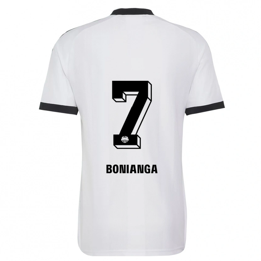 Danxen Kvinder Phinees Bonianga #7 Sort Hvid Udebane Spillertrøjer 2026/27 Trøje T-Shirt