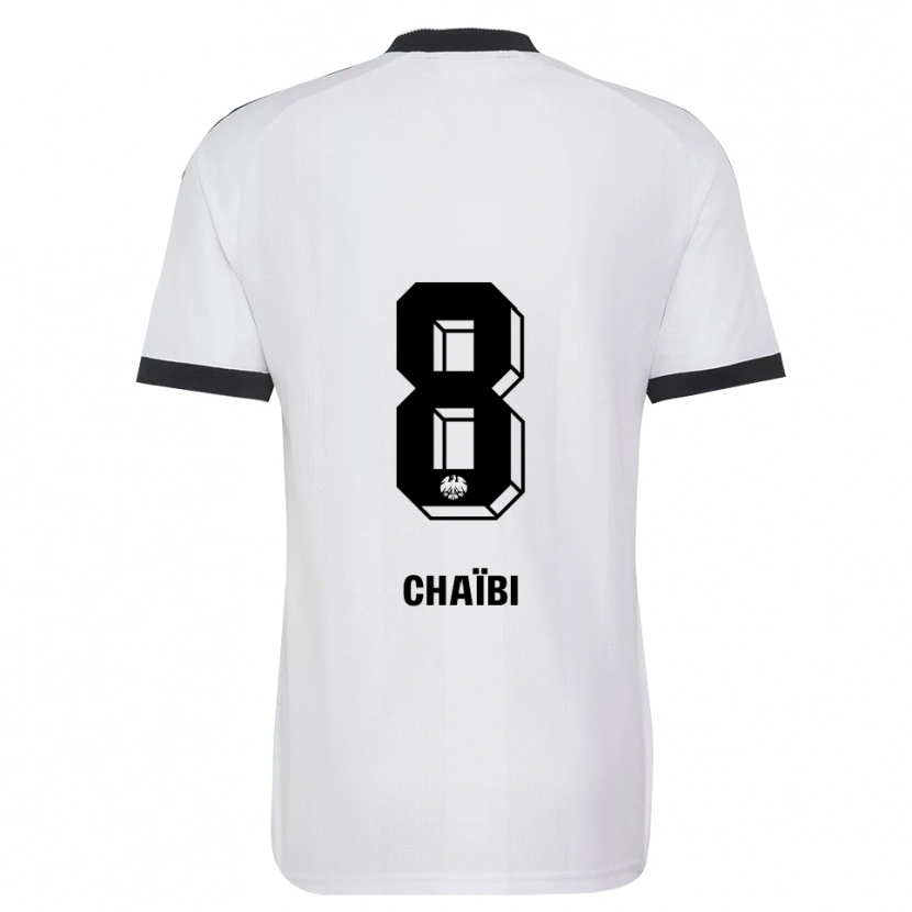 Danxen Kvinder Farès Chaïbi #8 Sort Hvid Udebane Spillertrøjer 2026/27 Trøje T-Shirt