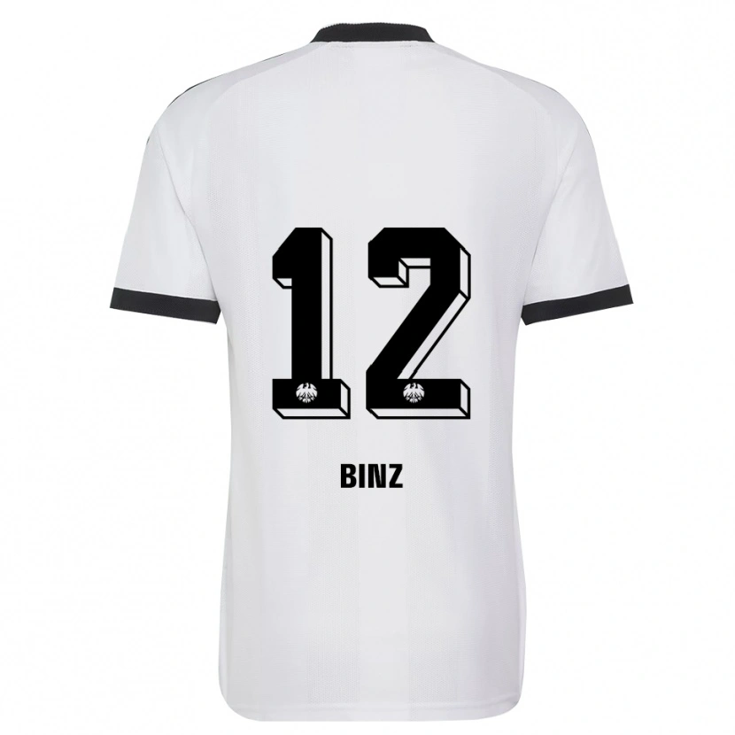 Danxen Kvinder Sam Binz #12 Sort Hvid Udebane Spillertrøjer 2026/27 Trøje T-Shirt