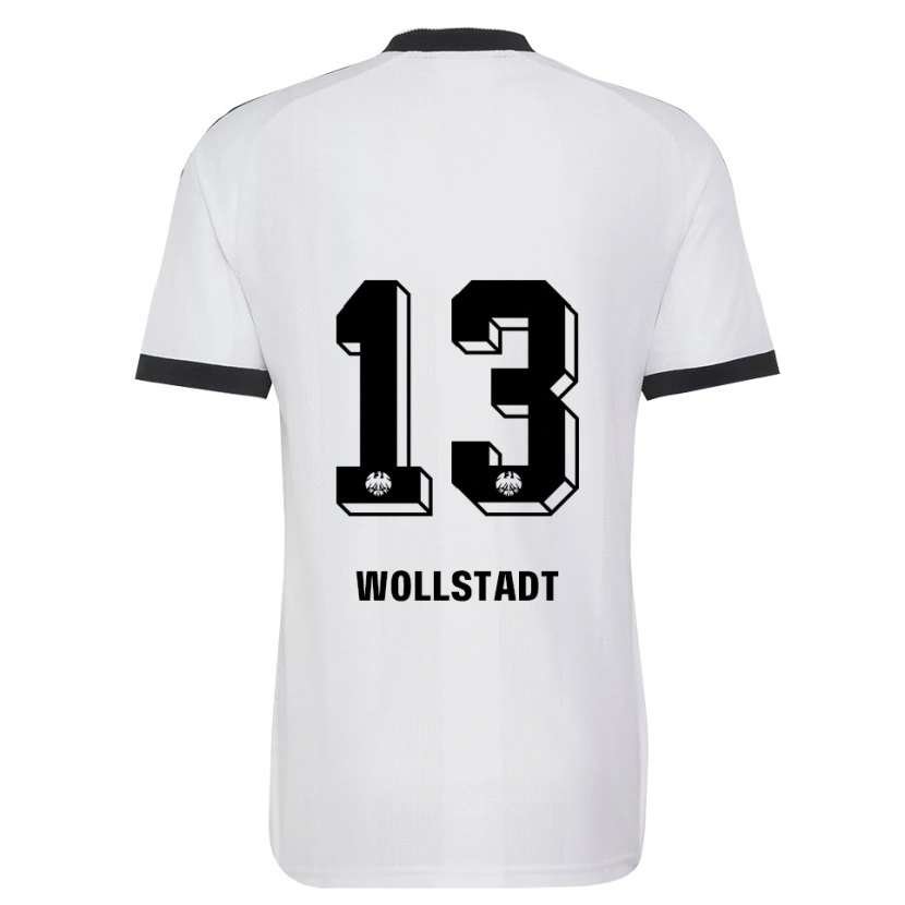 Danxen Kvinder Fabio Wollstadt #13 Sort Hvid Udebane Spillertrøjer 2026/27 Trøje T-Shirt