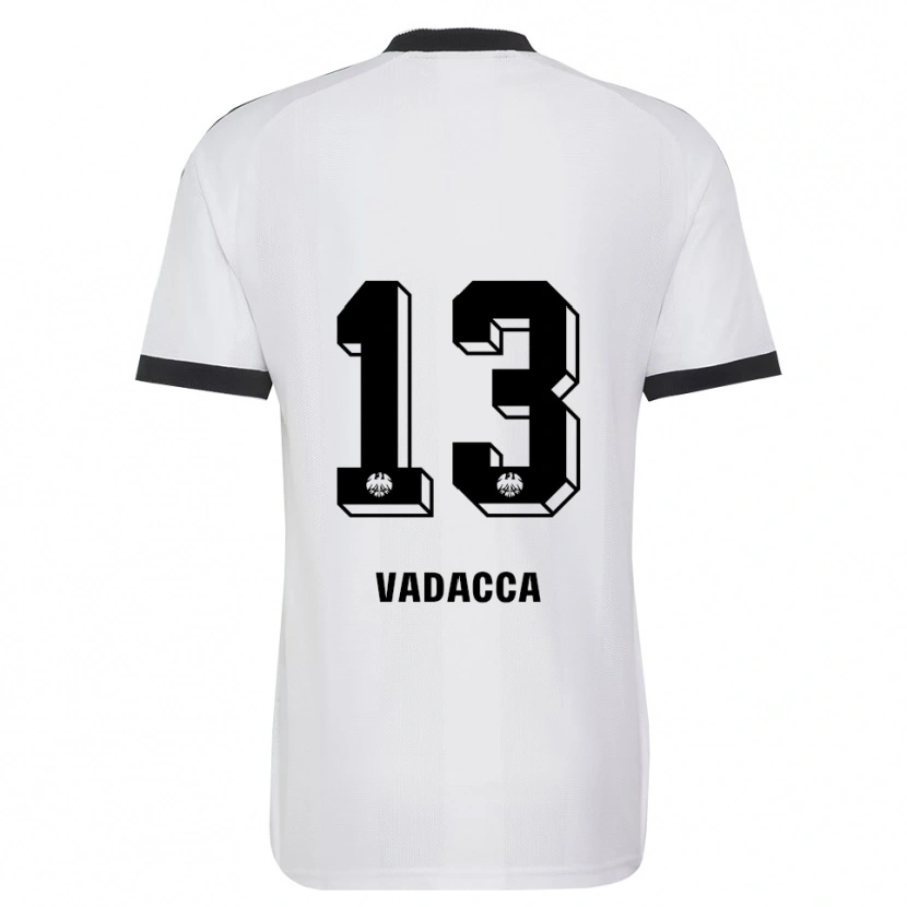 Danxen Kvinder Gianni Vadacca #13 Sort Hvid Udebane Spillertrøjer 2026/27 Trøje T-Shirt