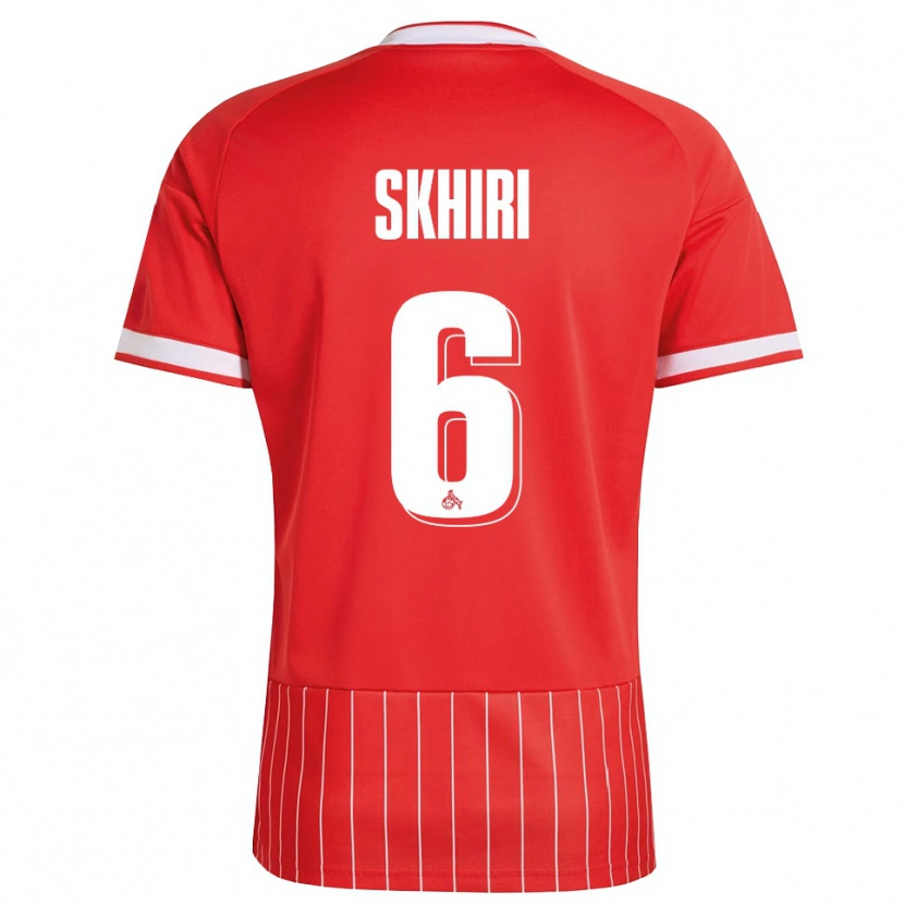 Danxen Kvinder Ellyes Skhiri #6 Rød Hvid Grøn Udebane Spillertrøjer 2026/27 Trøje T-Shirt