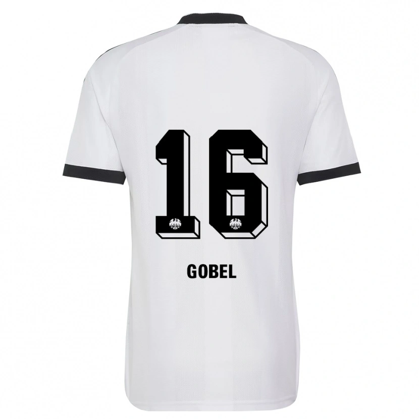 Danxen Kvinder Marlon Göbel #16 Sort Hvid Udebane Spillertrøjer 2026/27 Trøje T-Shirt