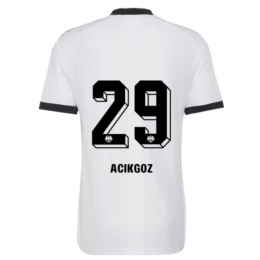 Danxen Kvinder Dilara Acikgoz #29 Sort Hvid Udebane Spillertrøjer 2026/27 Trøje T-Shirt