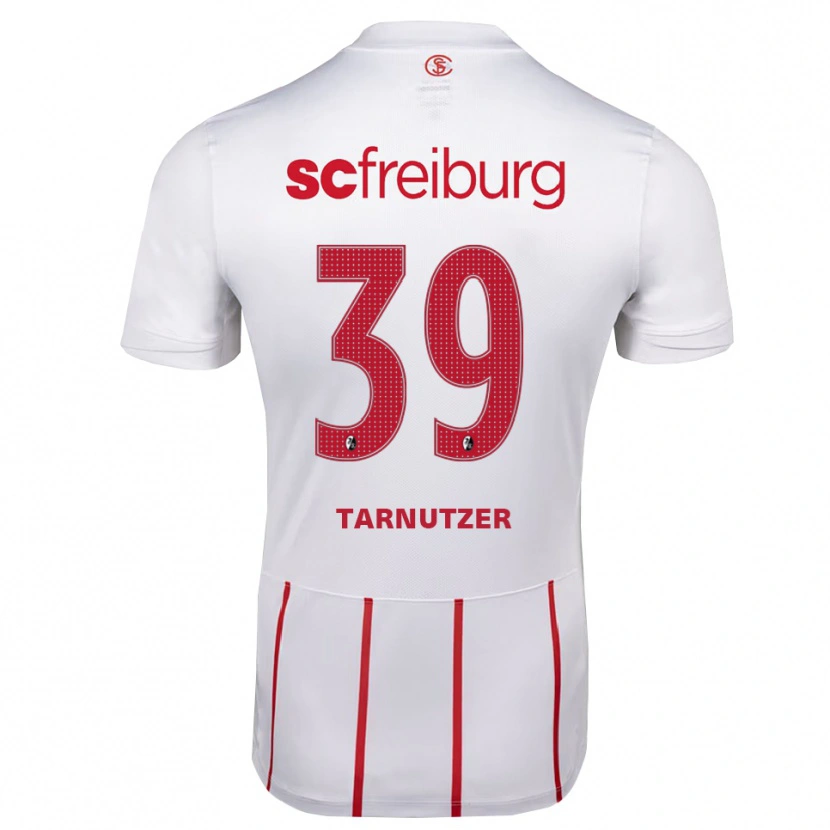 Danxen Kvinder Rouven Tarnutzer #39 Hvid Rød Gul Udebane Spillertrøjer 2026/27 Trøje T-Shirt