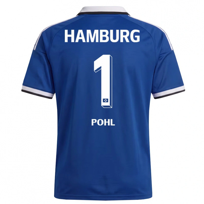 Danxen Kvinder Christina Pohl #1 Hvid Blå Udebane Spillertrøjer 2026/27 Trøje T-Shirt
