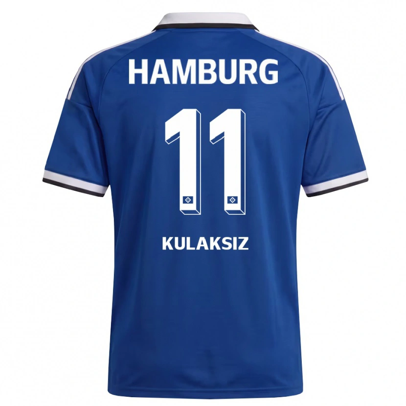 Danxen Kvinder Onurhan Kulaksız #11 Hvid Blå Udebane Spillertrøjer 2026/27 Trøje T-Shirt