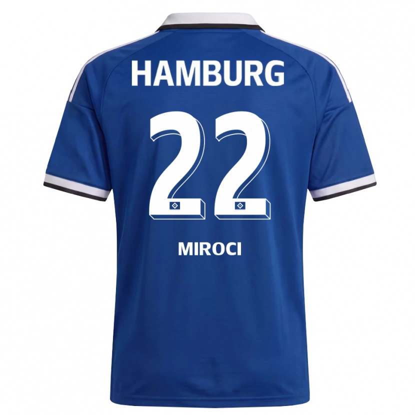Danxen Kvinder Dionart Miroci #22 Hvid Blå Udebane Spillertrøjer 2026/27 Trøje T-Shirt