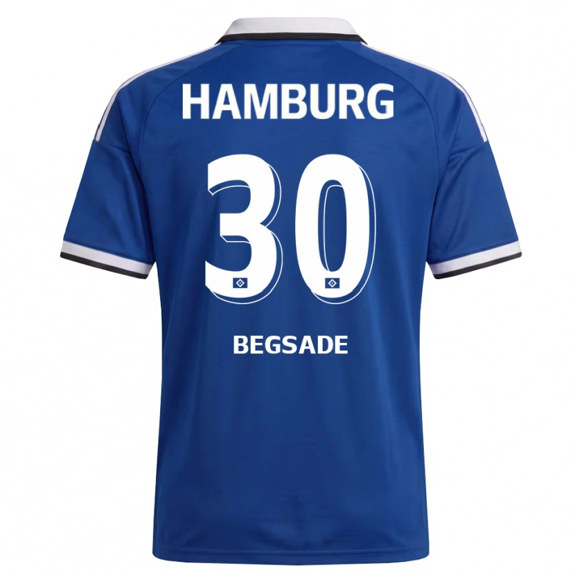 Danxen Kvinder Soheil Begsade #30 Hvid Blå Udebane Spillertrøjer 2026/27 Trøje T-Shirt
