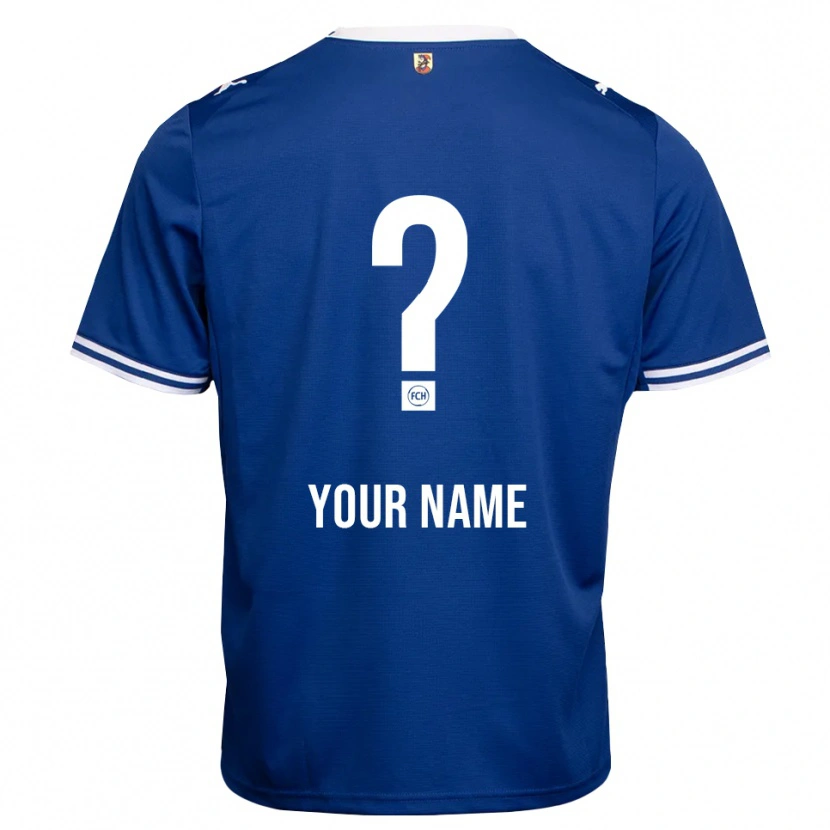 Danxen Kvinder Dit Navn #0 Kongelig Blå Hvid Udebane Spillertrøjer 2026/27 Trøje T-Shirt
