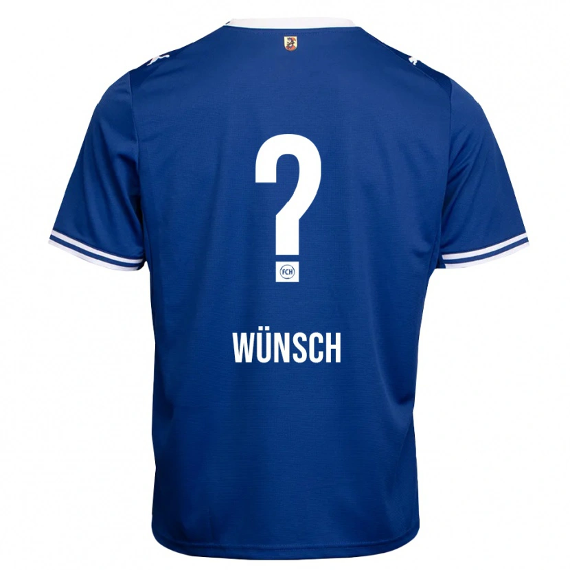 Danxen Kvinder Luca Wünsch #0 Kongelig Blå Hvid Udebane Spillertrøjer 2026/27 Trøje T-Shirt