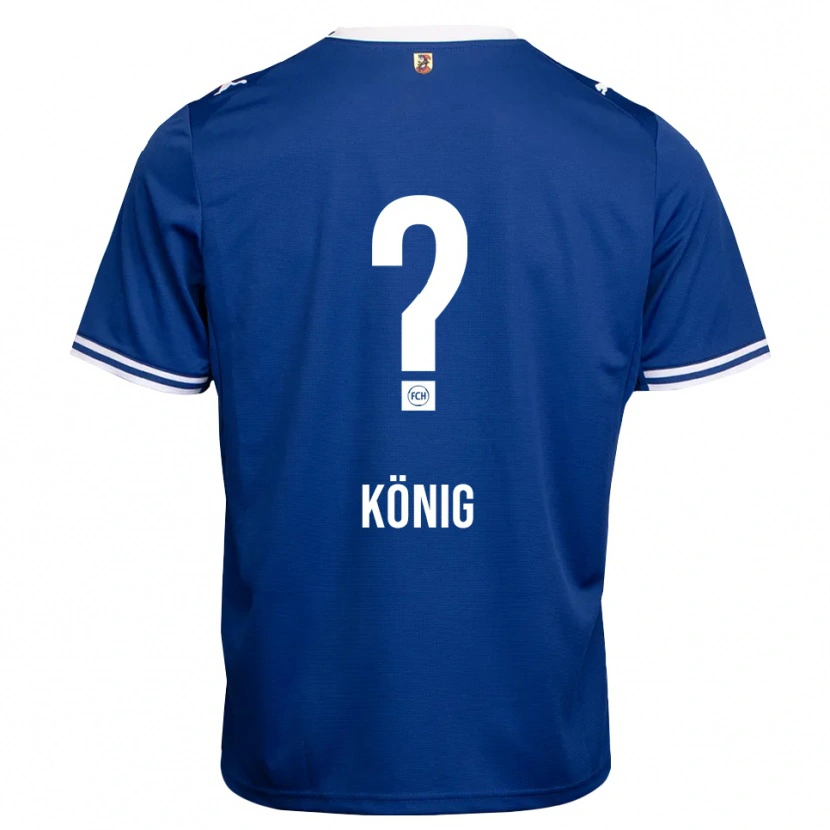 Danxen Kvinder Tom König #0 Kongelig Blå Hvid Udebane Spillertrøjer 2026/27 Trøje T-Shirt