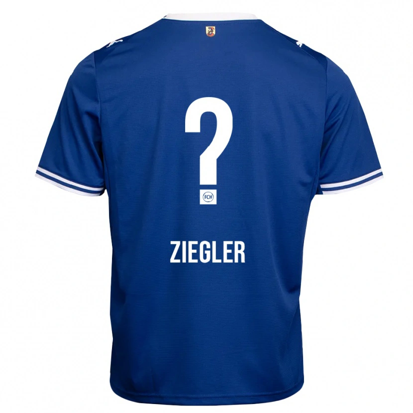 Danxen Kvinder Phillip Ziegler #0 Kongelig Blå Hvid Udebane Spillertrøjer 2026/27 Trøje T-Shirt