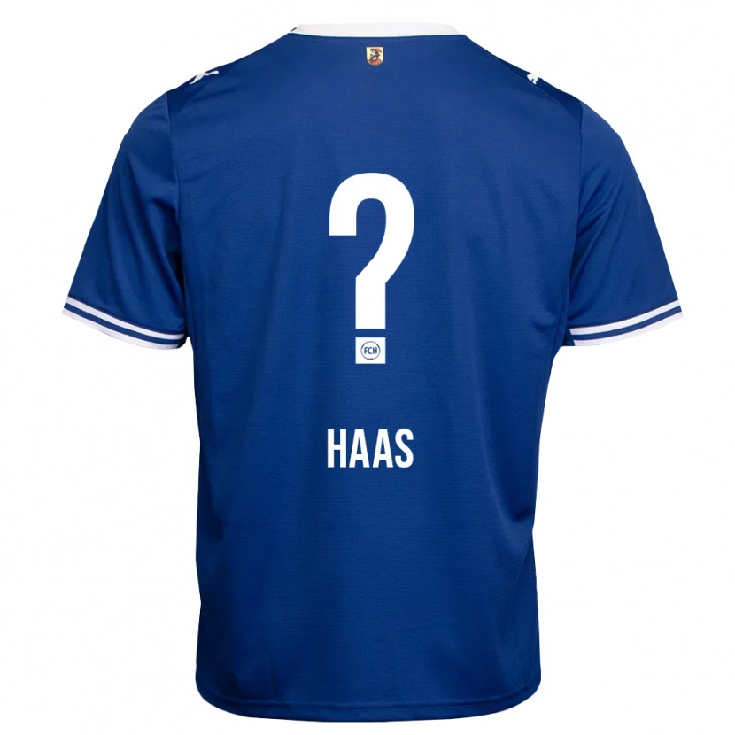 Danxen Kvinder Julian Haas #0 Kongelig Blå Hvid Udebane Spillertrøjer 2026/27 Trøje T-Shirt
