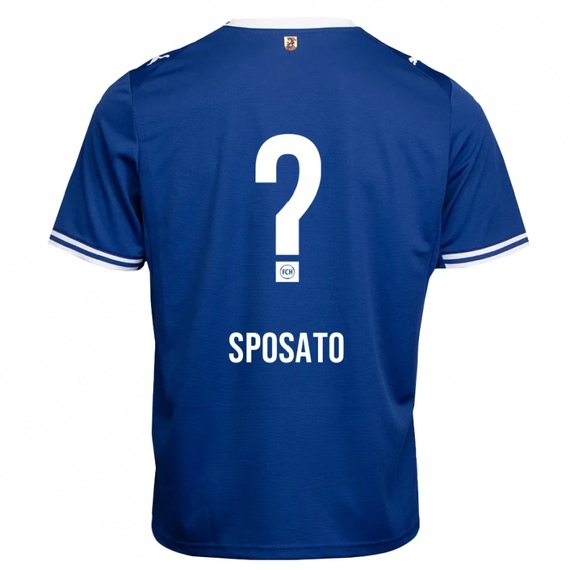 Danxen Kvinder Lennard Sposato #0 Kongelig Blå Hvid Udebane Spillertrøjer 2026/27 Trøje T-Shirt