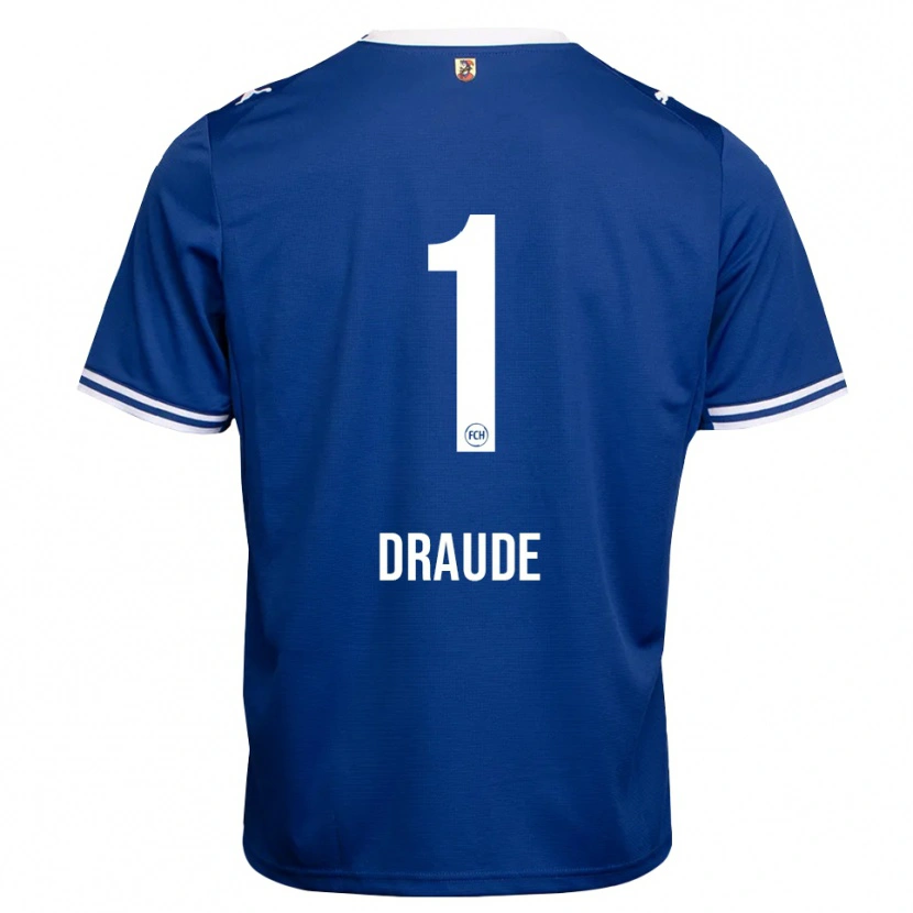 Danxen Kvinder Michel Draude #1 Kongelig Blå Hvid Udebane Spillertrøjer 2026/27 Trøje T-Shirt
