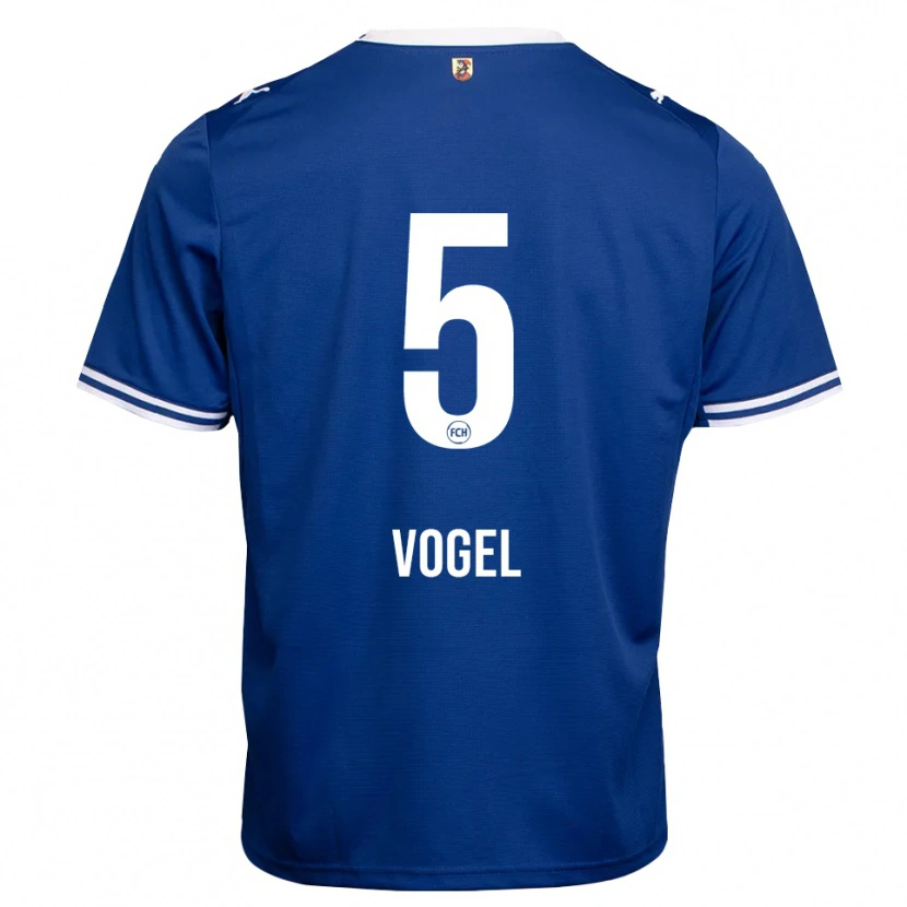 Danxen Kvinder Maximilian Vogel #5 Kongelig Blå Hvid Udebane Spillertrøjer 2026/27 Trøje T-Shirt