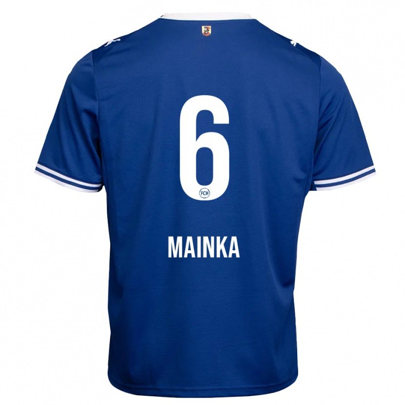 Danxen Kvinder Patrick Mainka #6 Kongelig Blå Hvid Udebane Spillertrøjer 2026/27 Trøje T-Shirt