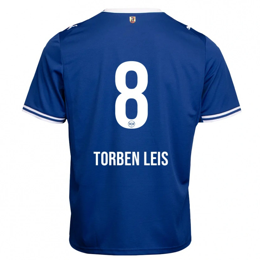 Danxen Kvinder Torben Leis #8 Kongelig Blå Hvid Udebane Spillertrøjer 2026/27 Trøje T-Shirt
