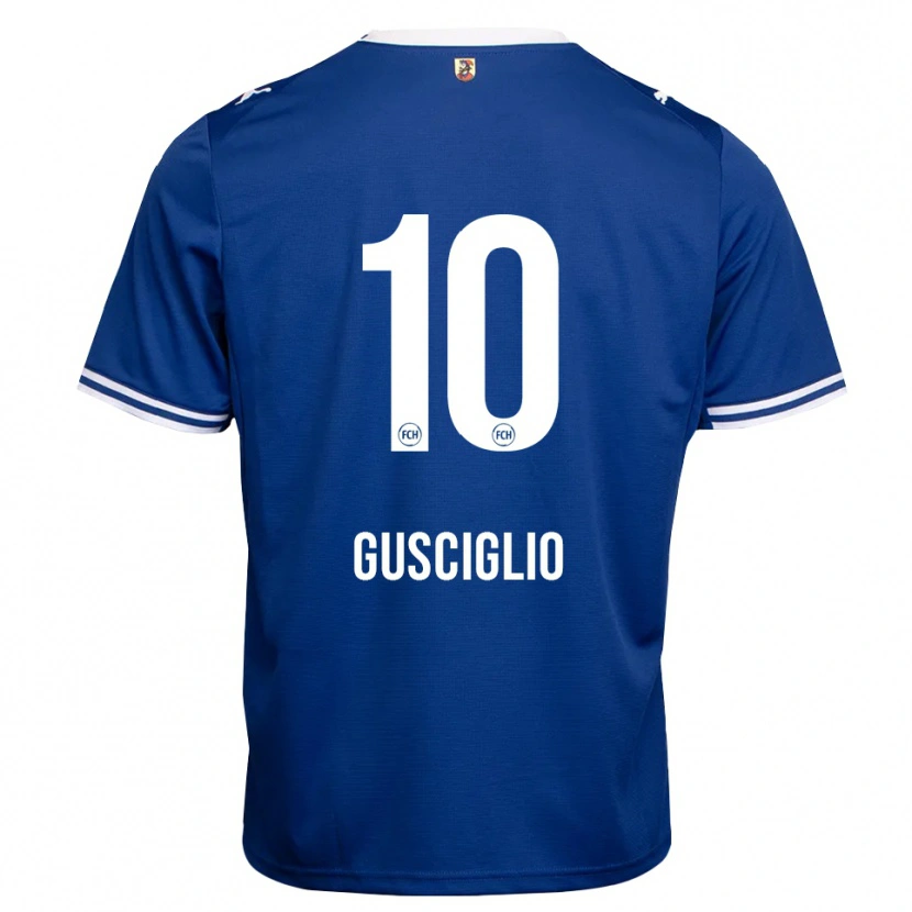Danxen Kvinder Alessio Gusciglio #10 Kongelig Blå Hvid Udebane Spillertrøjer 2026/27 Trøje T-Shirt