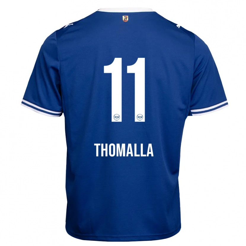 Danxen Kvinder Denis Thomalla #11 Kongelig Blå Hvid Udebane Spillertrøjer 2026/27 Trøje T-Shirt