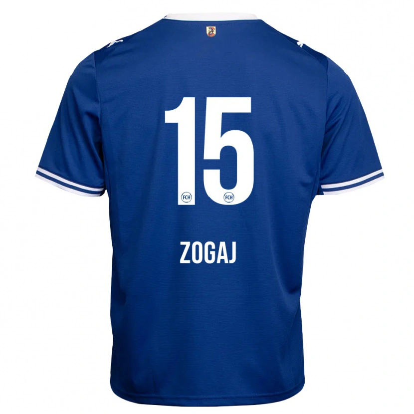 Danxen Kvinder Nderim Zogaj #15 Kongelig Blå Hvid Udebane Spillertrøjer 2026/27 Trøje T-Shirt