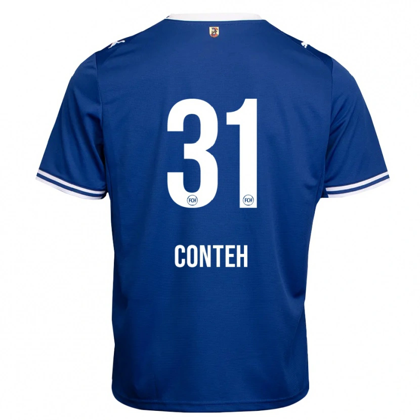 Danxen Kvinder Sirlord Conteh #31 Kongelig Blå Hvid Udebane Spillertrøjer 2026/27 Trøje T-Shirt